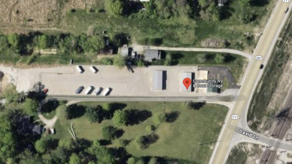 Community RV & Boat Storage Brighton, IL Satellite View